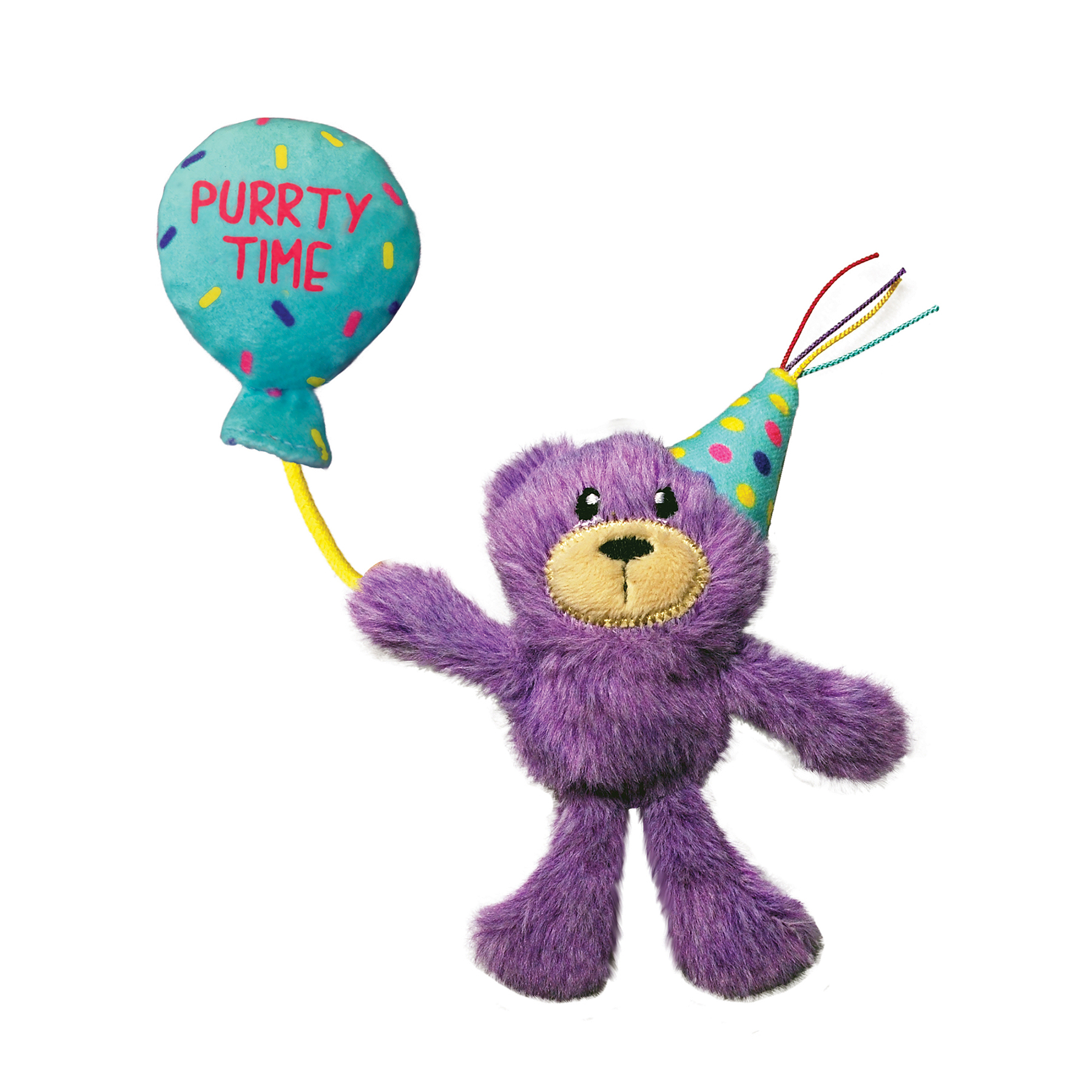 KONG Leksak Birthday Teddy Flerfärgad M 18cm