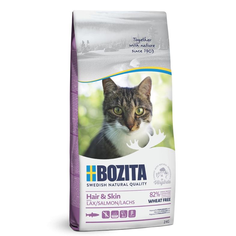 Bozita Hair Skin Wheat Free salmon 2kg