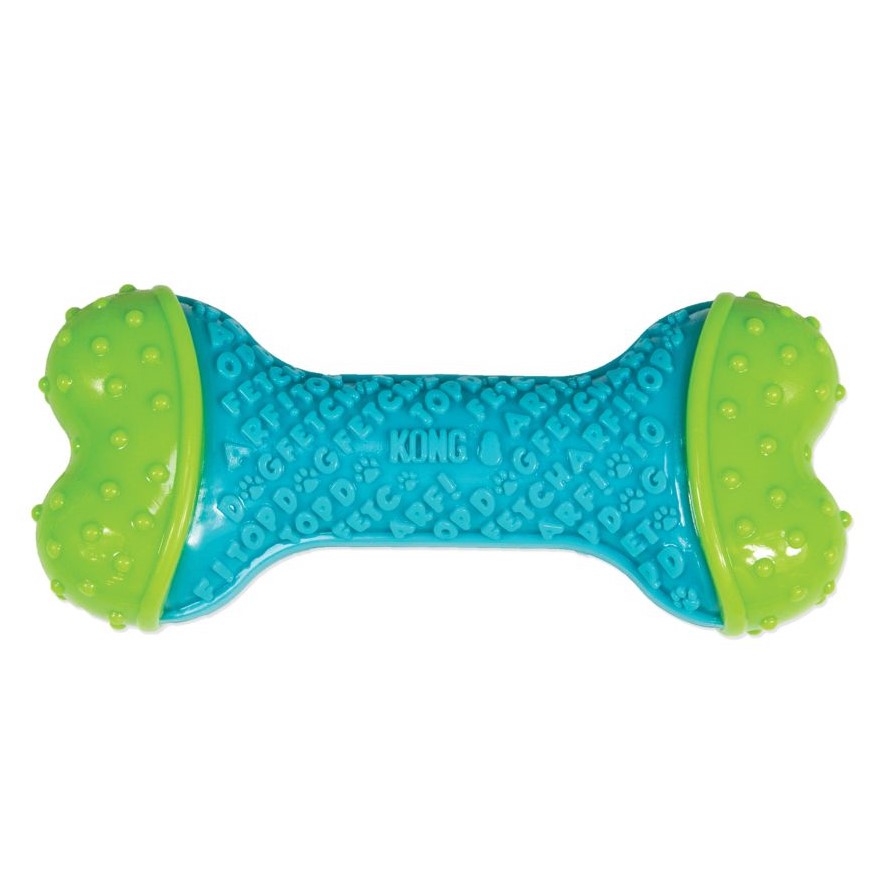 KONG Leksak CoreStrength Bone Turkos M/L 18cm