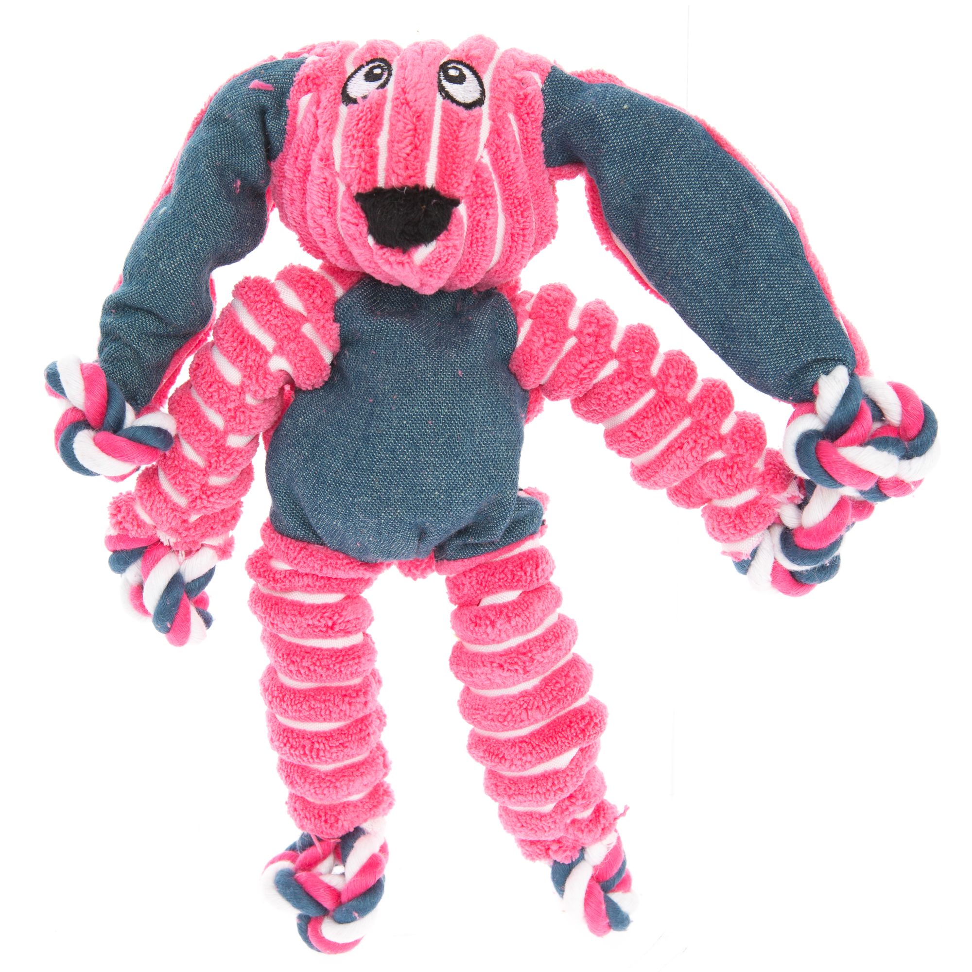 KONG Leksak Knots Bunny Rosa S/M 23cm