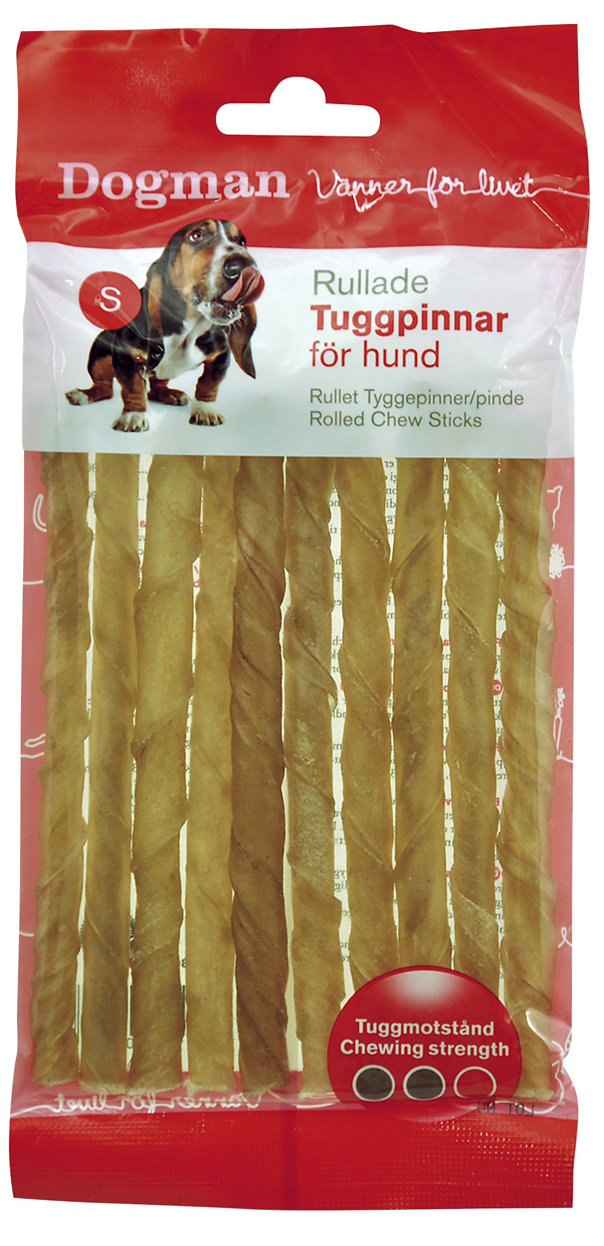 Dogman Tuggpinnar 10p Brun S 12,5cm