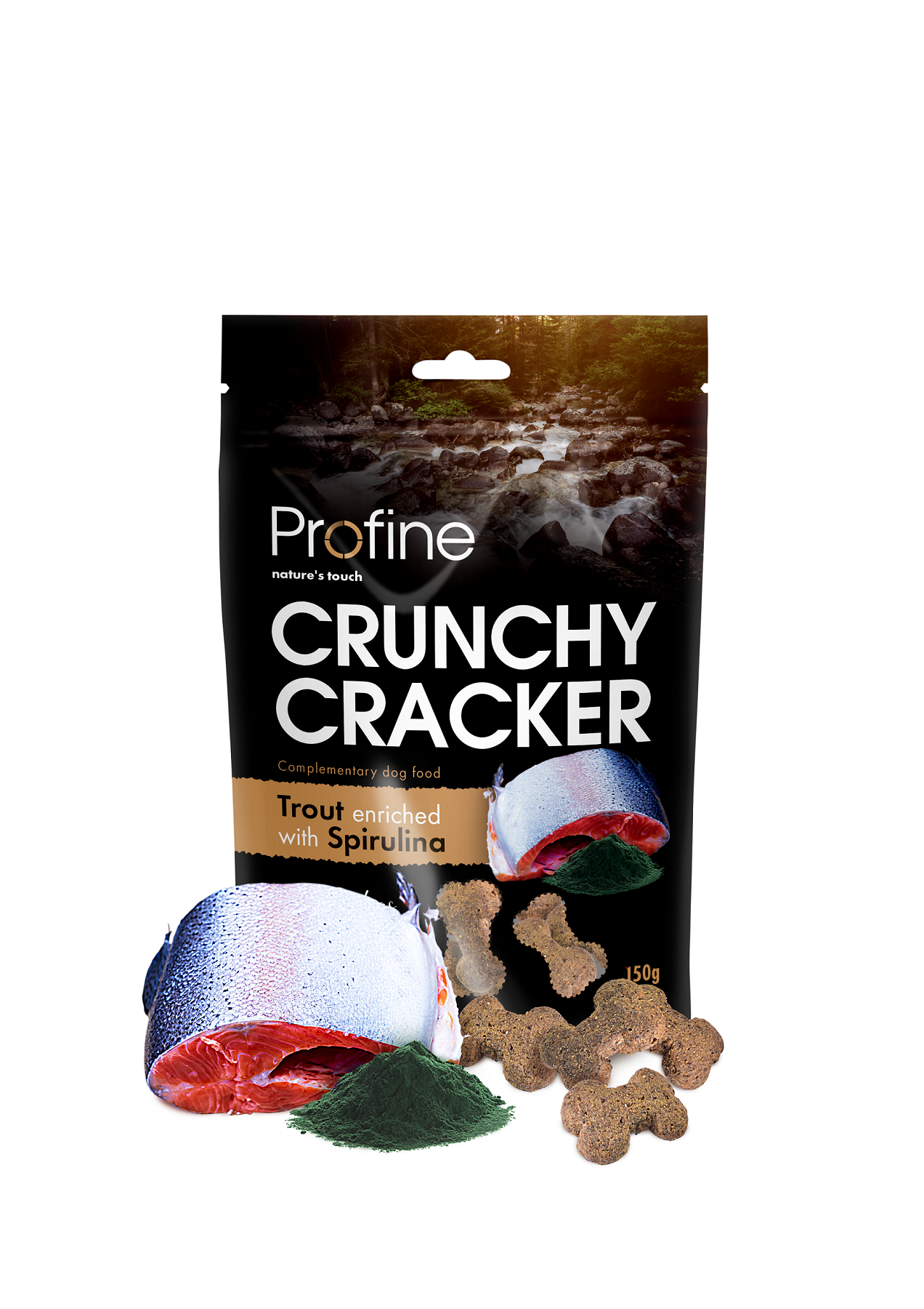 Profine CrunchyCracker Trout/Spirulina 150g