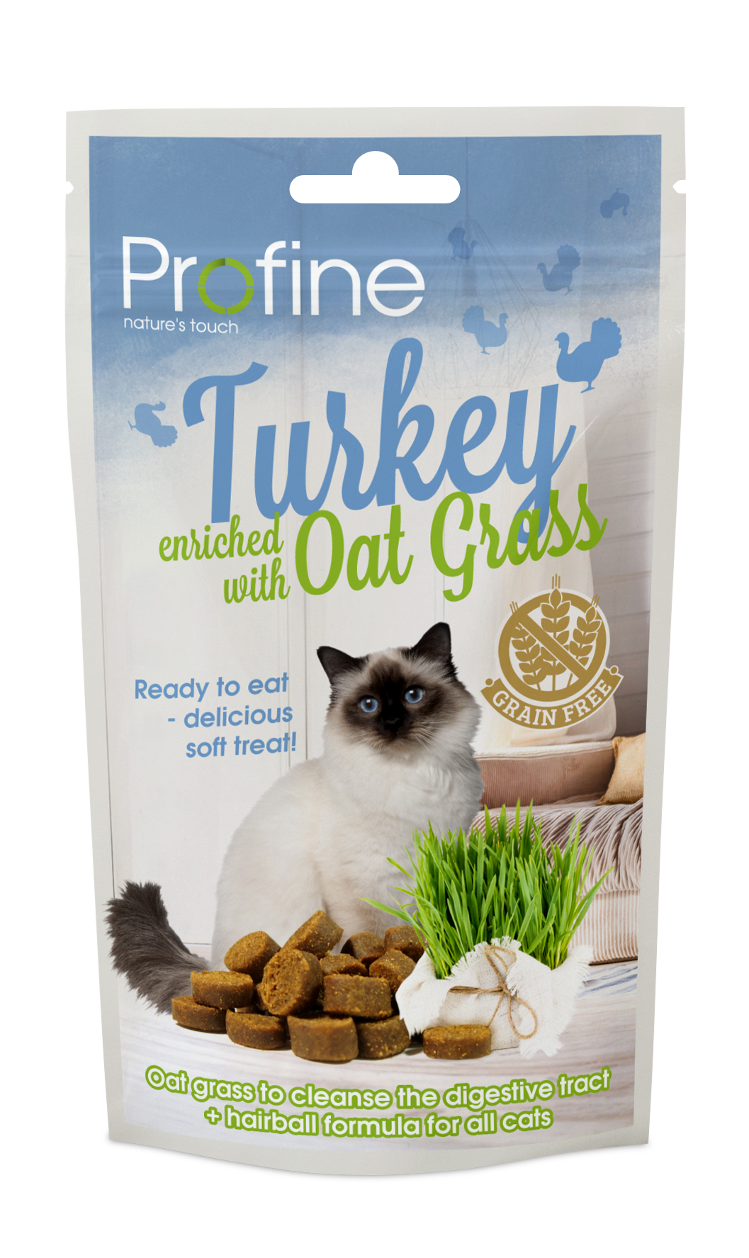 Profine Semimoi Snack Turkey/Oat grass 50g
