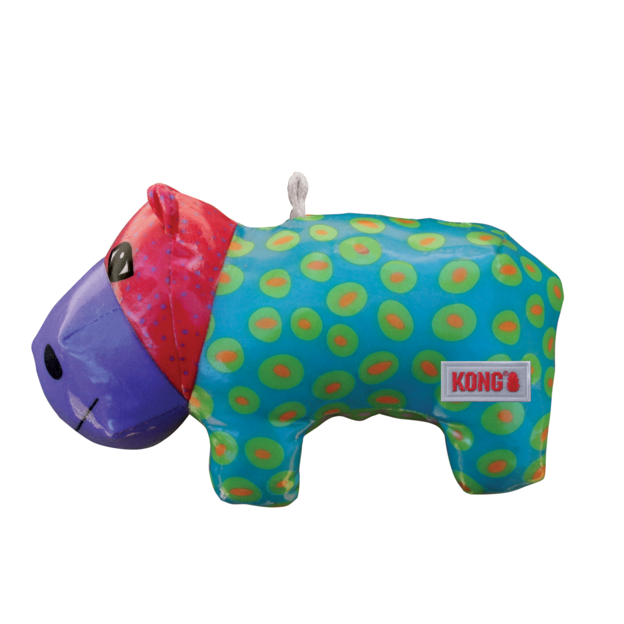 KONG Leksak Shieldz Hippo Flerfärgad M 17cm