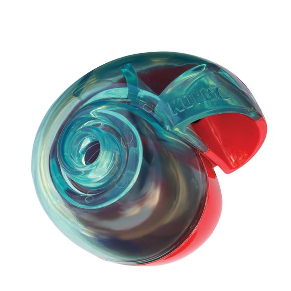 KONG Aktiveringsleksak Reward Shell Blå S 10cm