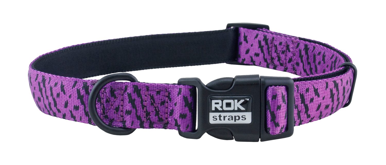 ROK Halsband ställbart Lila M
