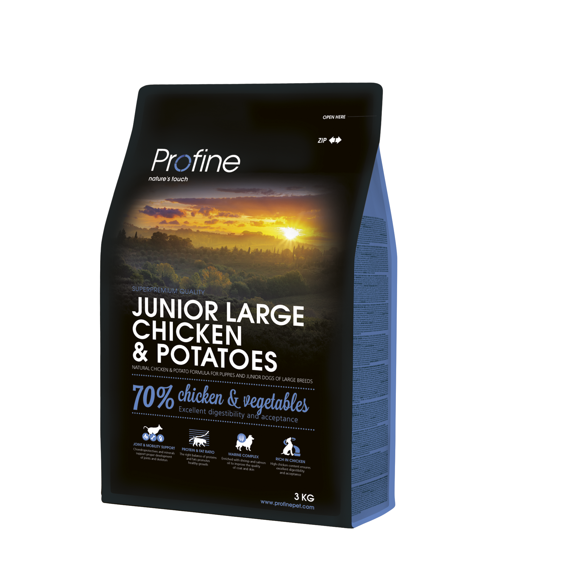 Profine Junior Large Chicken/Potato 3Kg