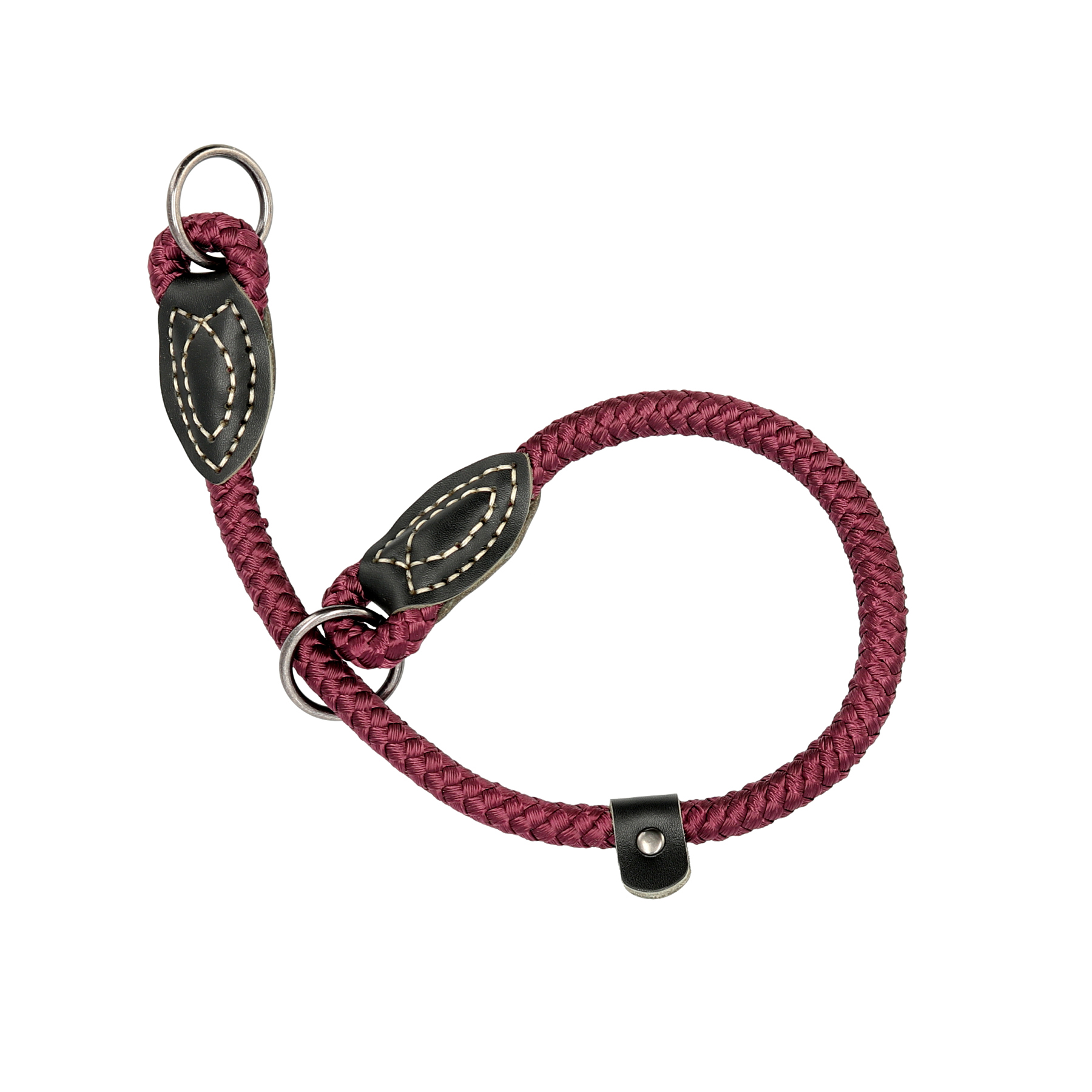 Dogman Rephalsband Scott halvstryp Vinröd S 35cm