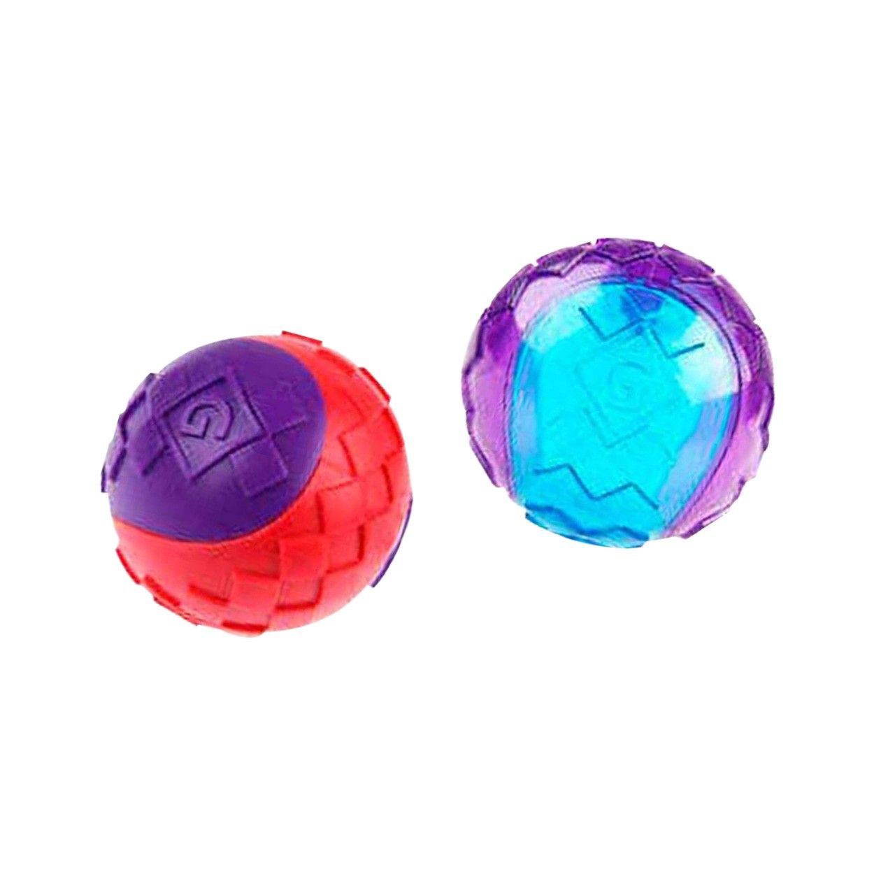 GiGwi Leksak Ball flytande 2p Lila M 6cm