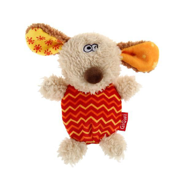 GiGwi Leksak PlushFriendz Dog Flerfärgad XS 13cm