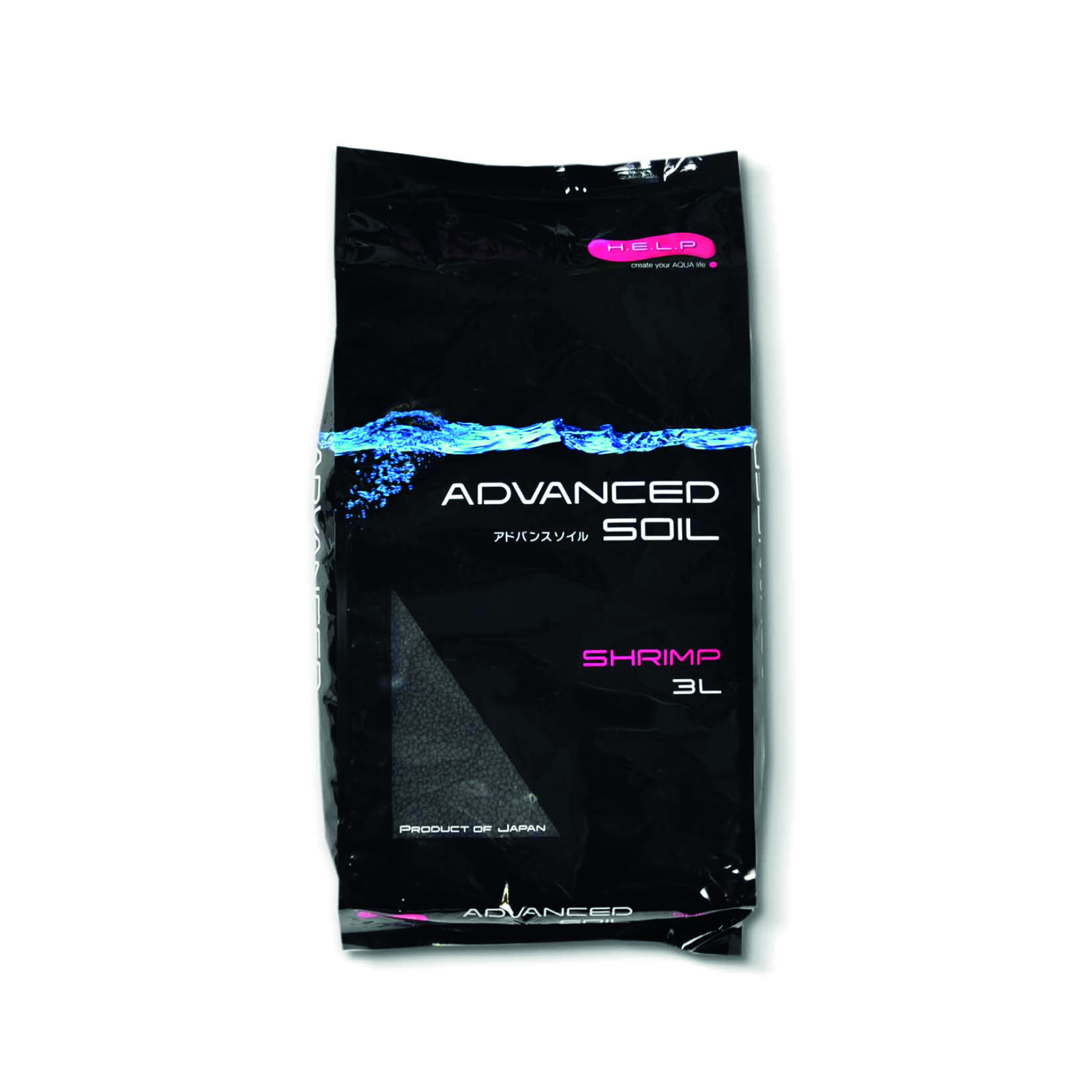 Aquael Advanced Soil Shrimp Svart 3L