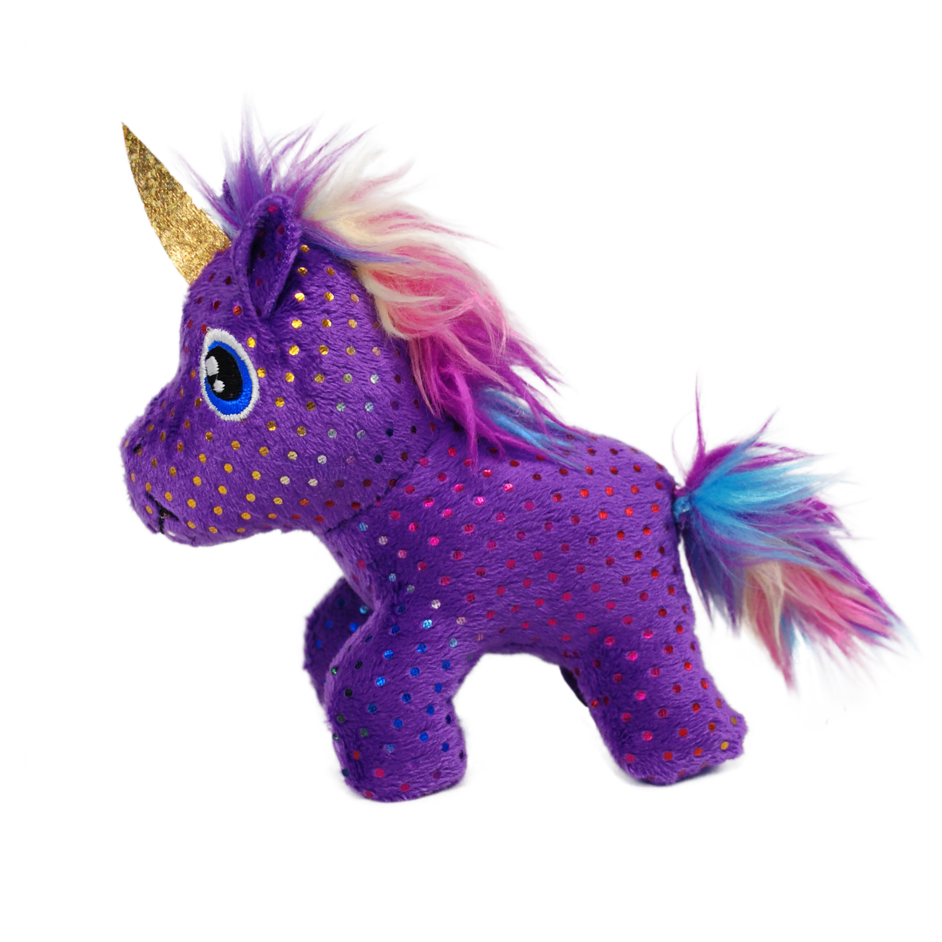 KONG Leksak Enchanted Buzzy Unicorn Lila 10cm