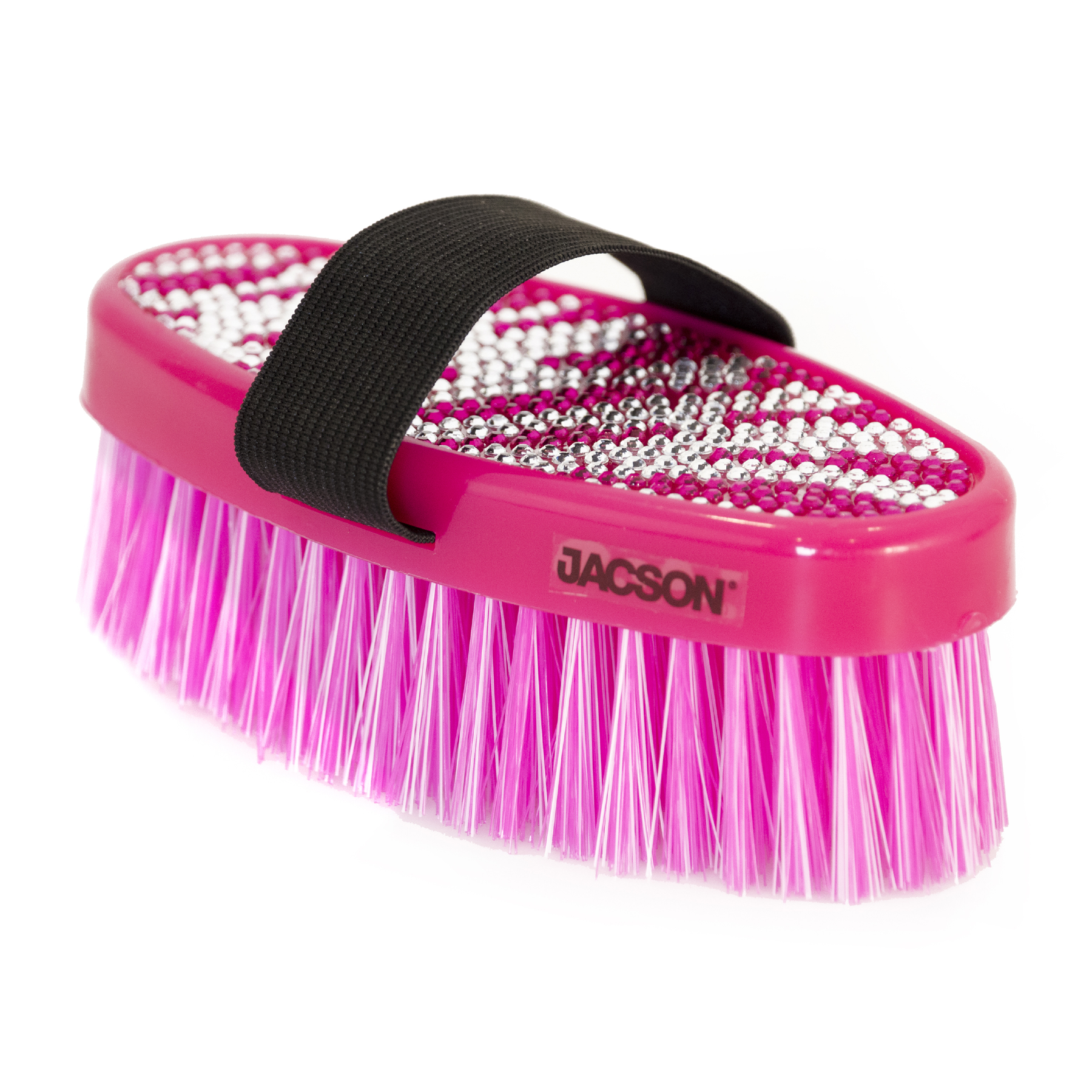 Jacson Zebra Ryktborste Rosa 13,5x7cm