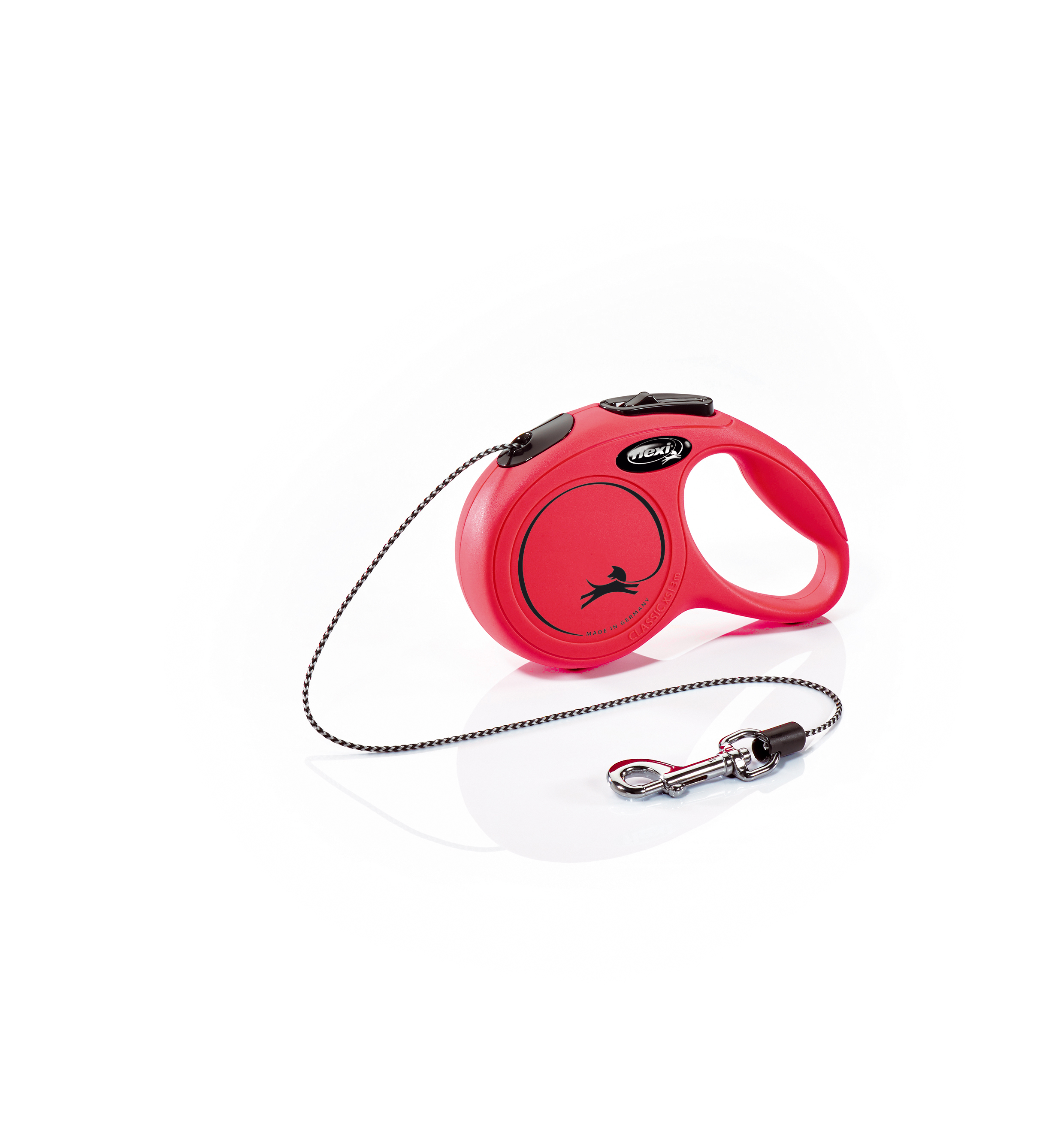 Flexi New Classic Cord Röd XS 3m