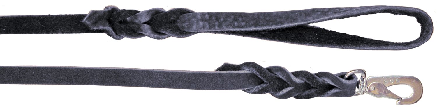 Alac Läderkoppel Soft Svart S/M 180cm