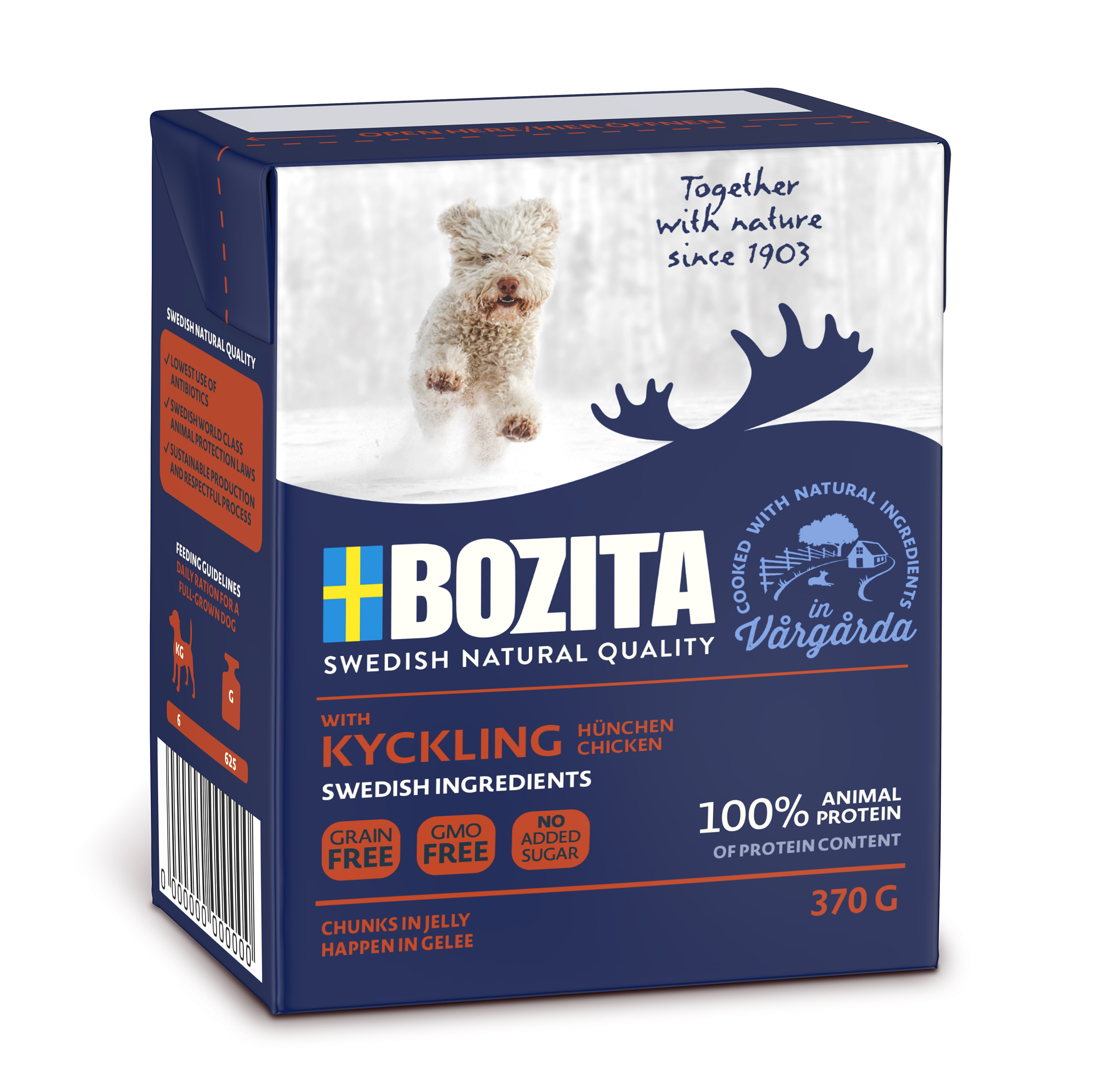 Bozita Bitar i gelé med kyckling 370g