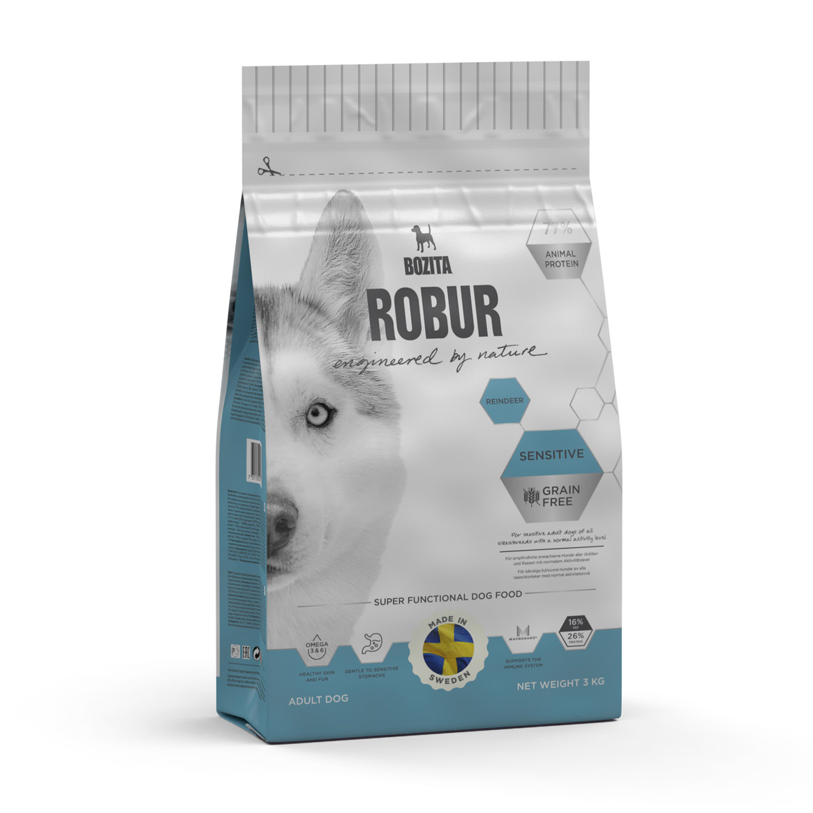 Robur Sensitive Grain Free reindeer 3kg
