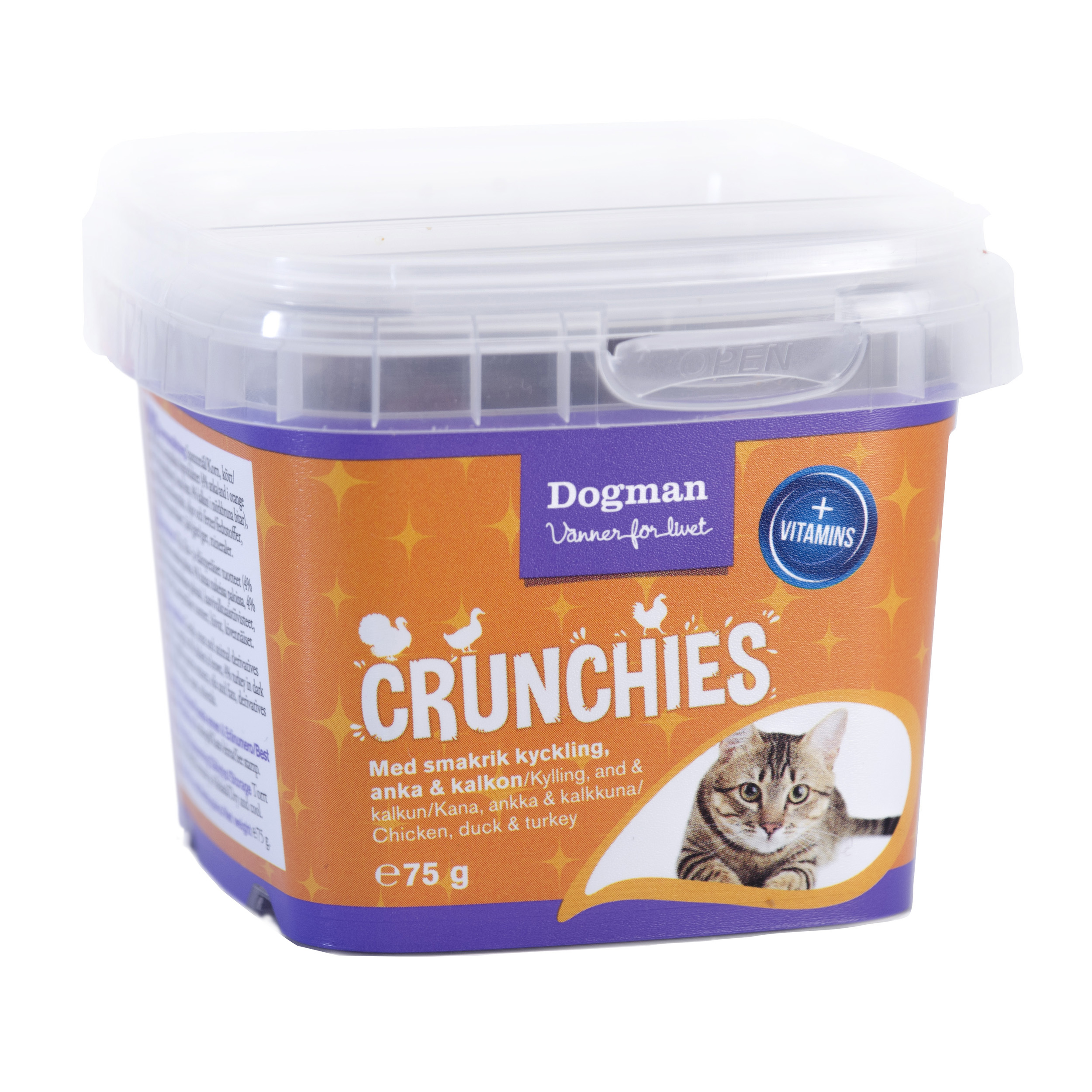 Dogman Crunchies fågel 75g