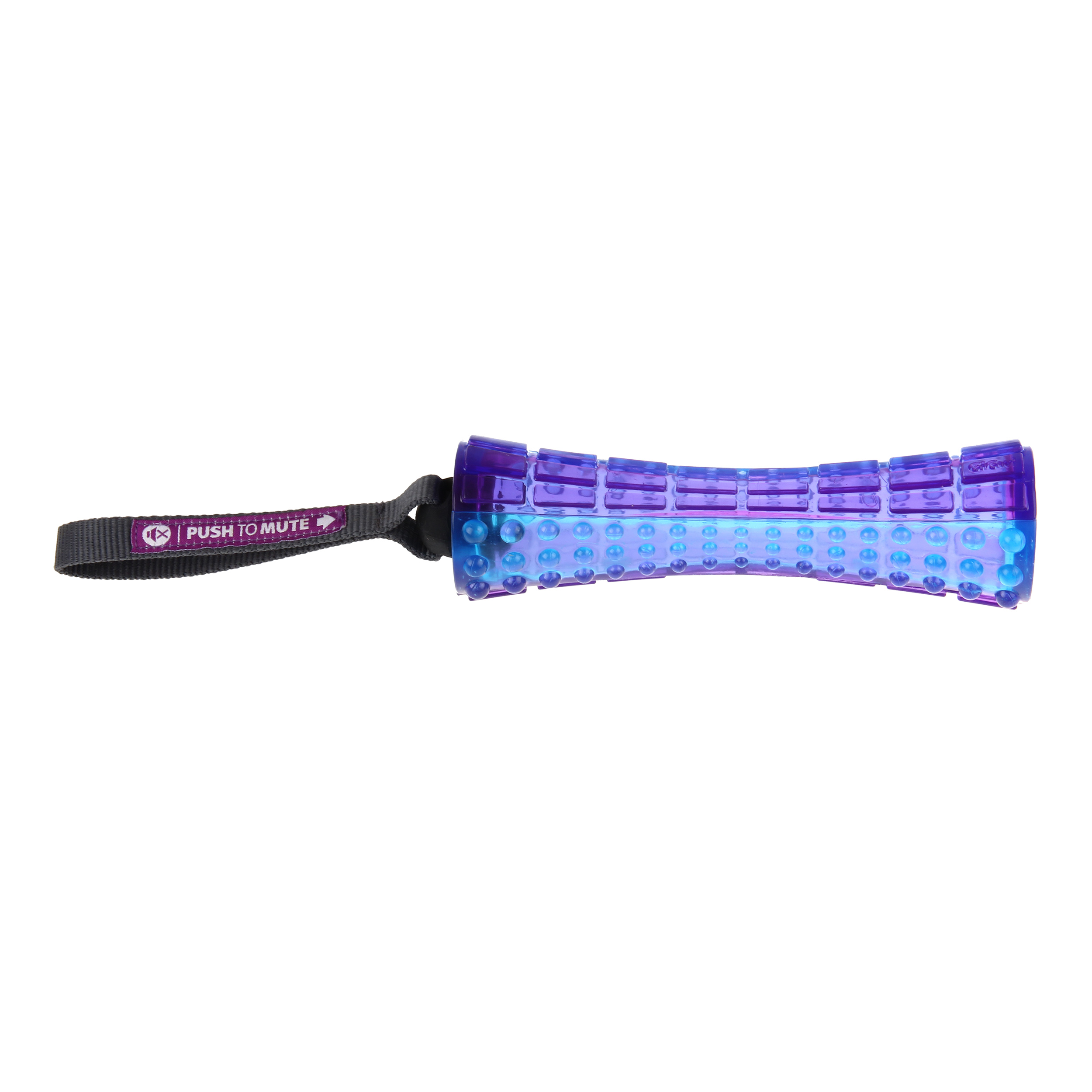 GiGwi Leksak PushToMute Stick Blå M 34,5cm