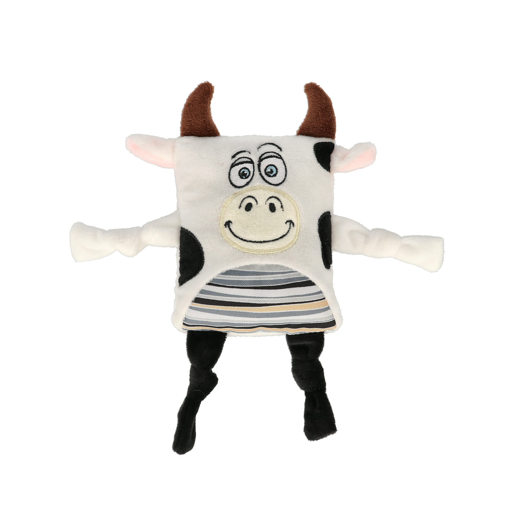 Dogman Leksak CowePlutt Vit M 20cm
