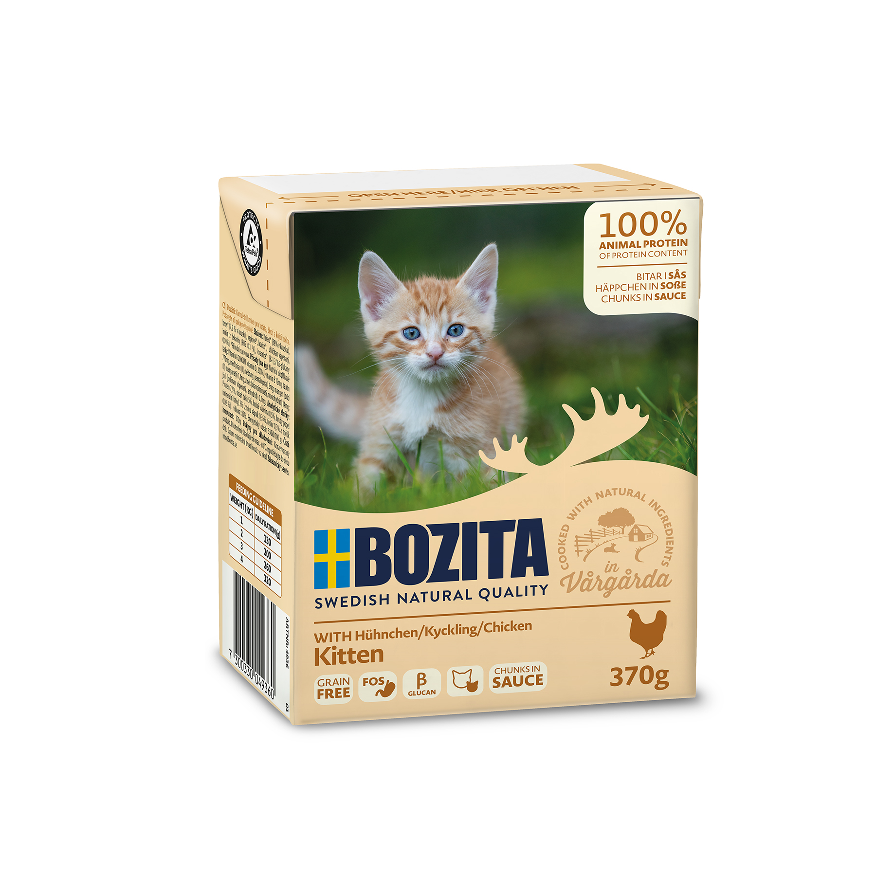 Bozita Bitar i sås Kattunge 370g