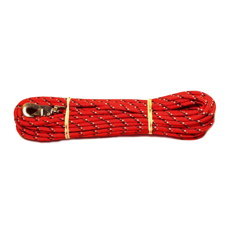 Alac Spårlina flätad reflex Röd 6mm 15m