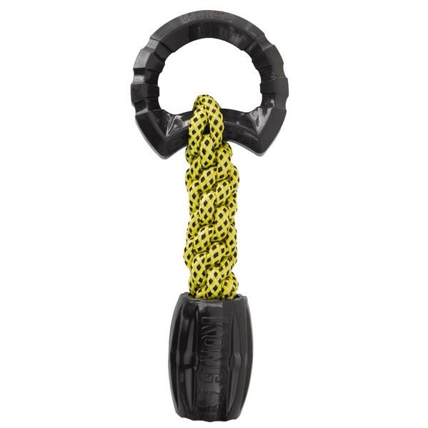 KONG Leksak Jaxx Braided Tug Svart L