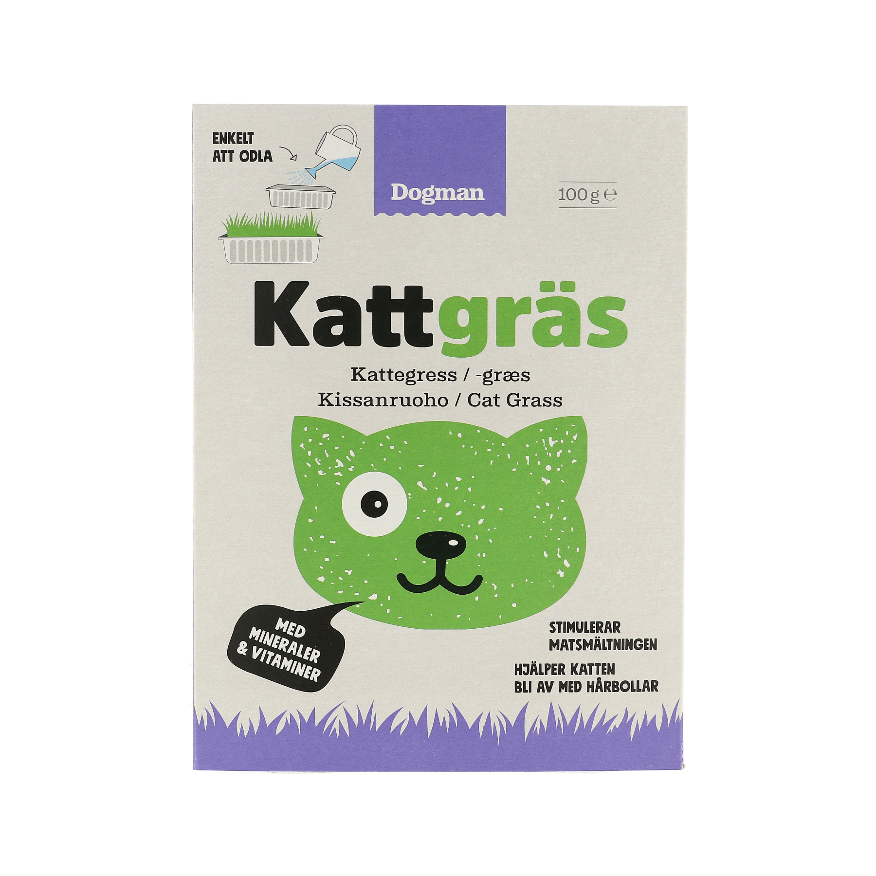 Dogman Kattgräs 100g