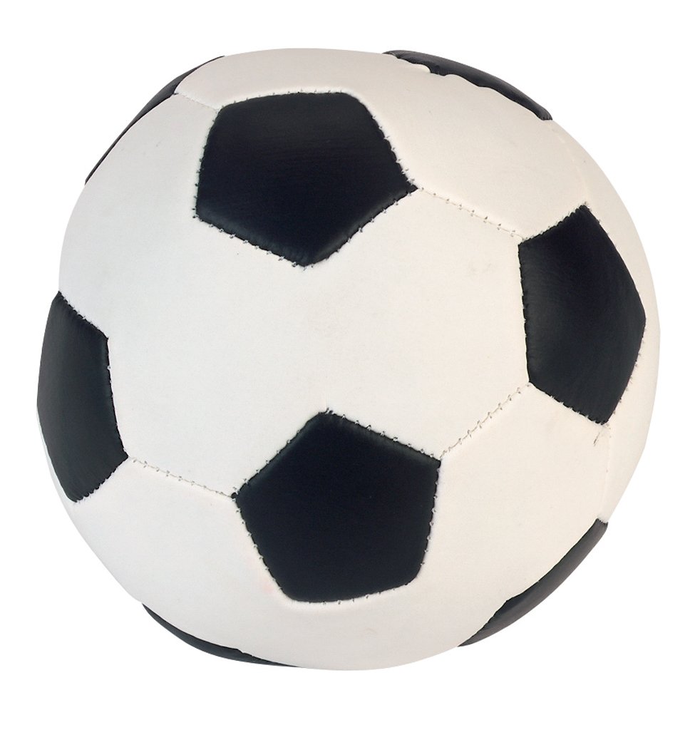 Dogman Leksak Fotboll utan pip Vit S 10cm