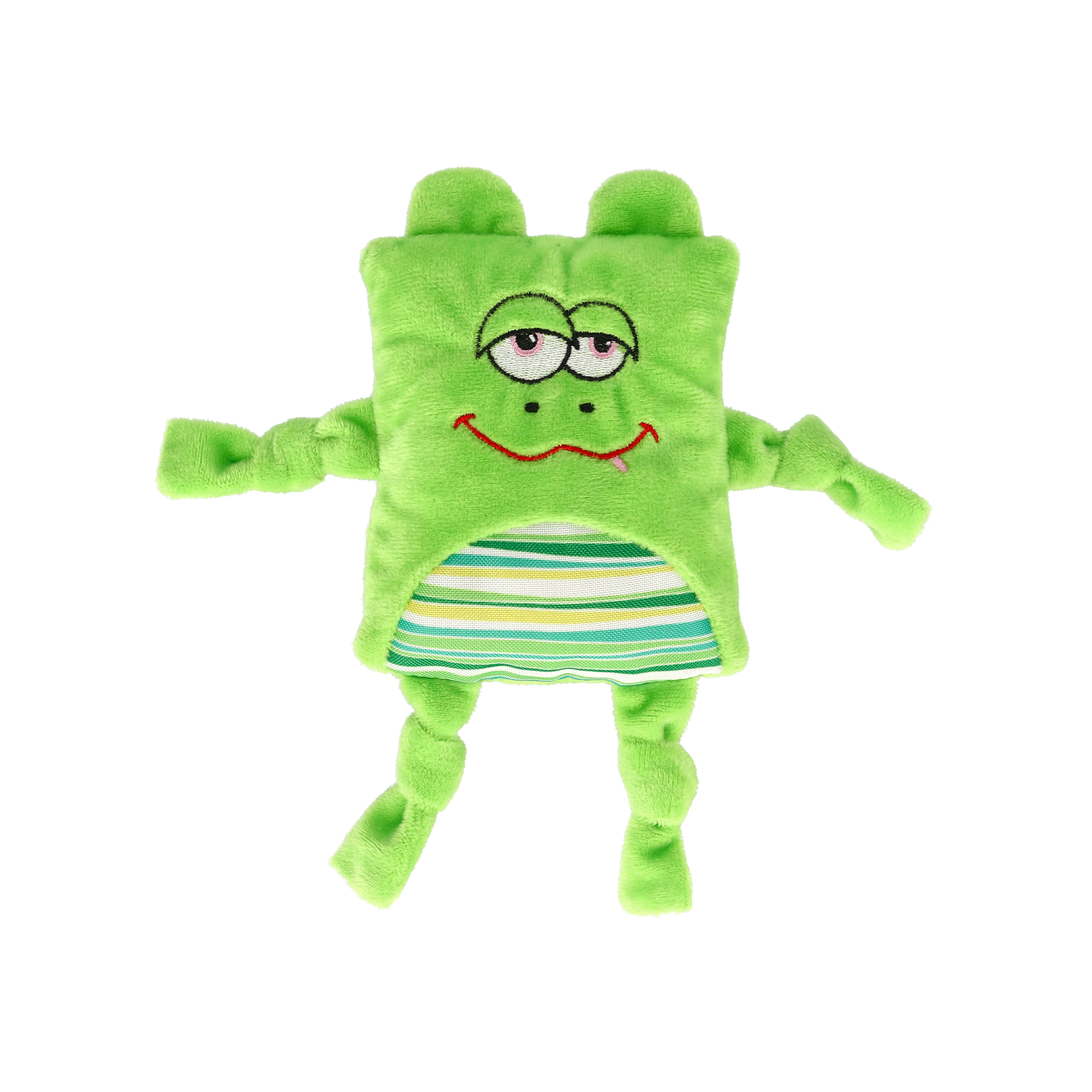 Dogman Leksak FroggePlutt Grön M 20cm