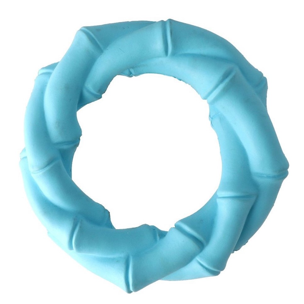 Dogman Leksak Twist Ring Turkos M 14,5cm