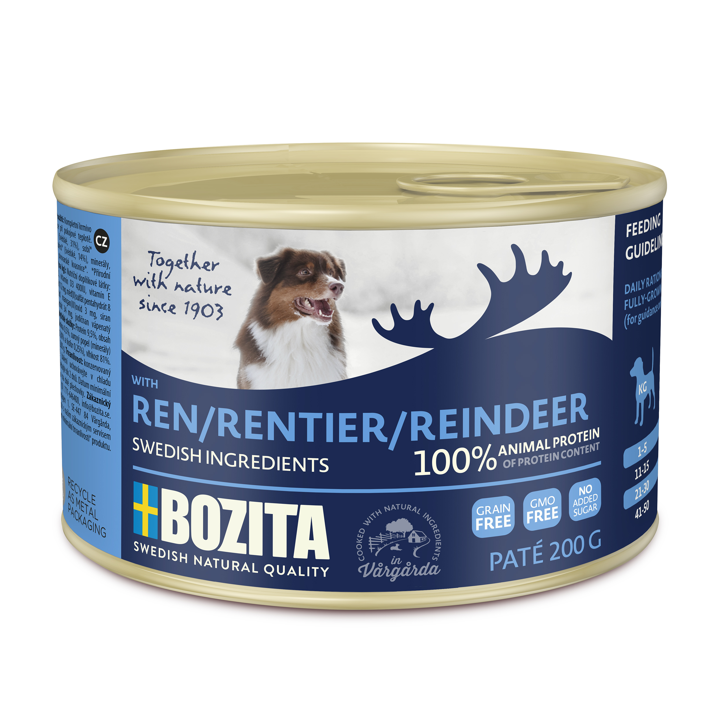 Bozita Paté med ren 200g