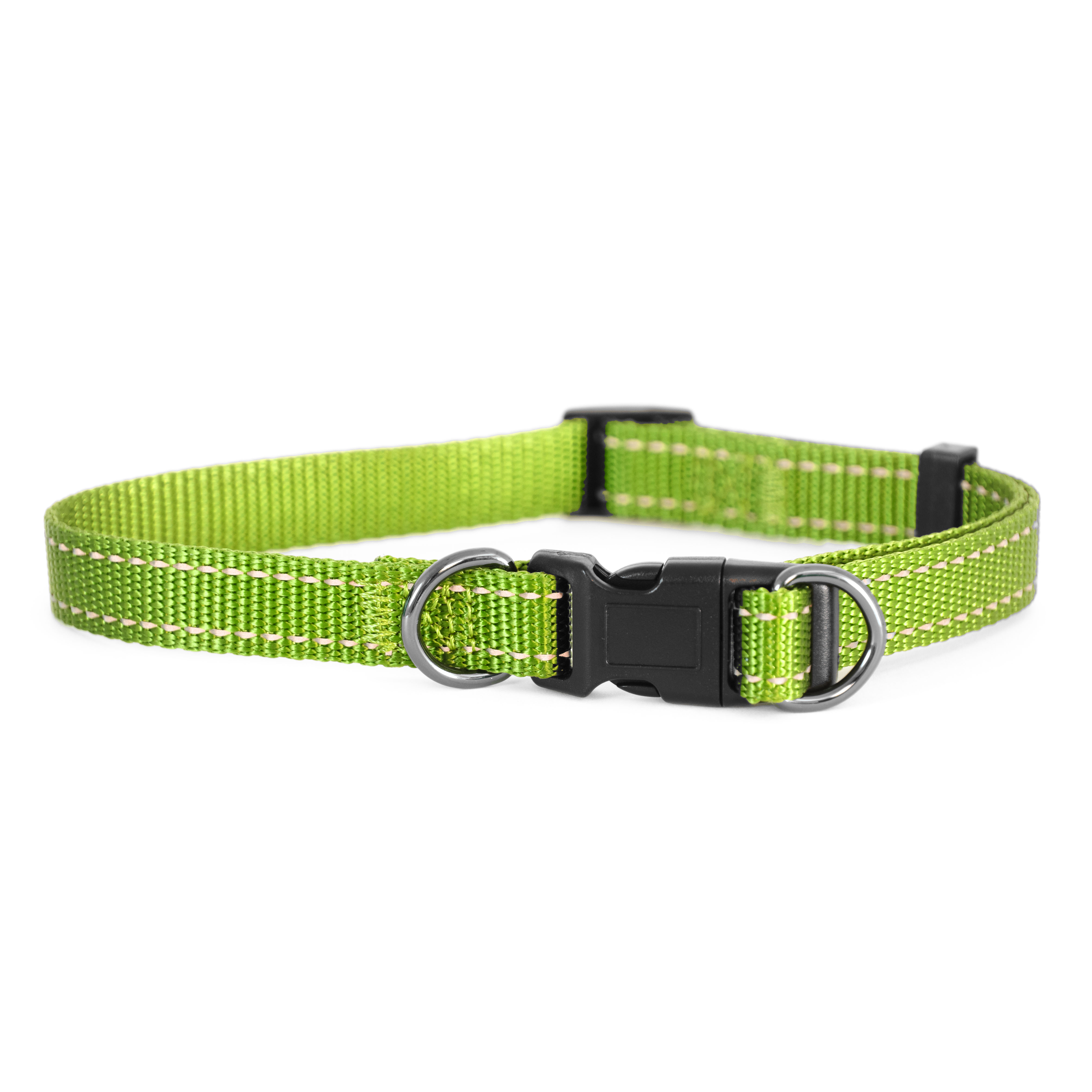 Dogman Nylonhalsband Iris ställbart Grön S
