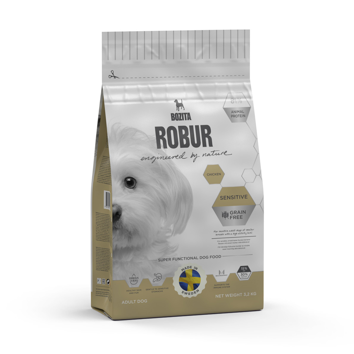 Robur Sensitive Grain Free chicken 3,2kg