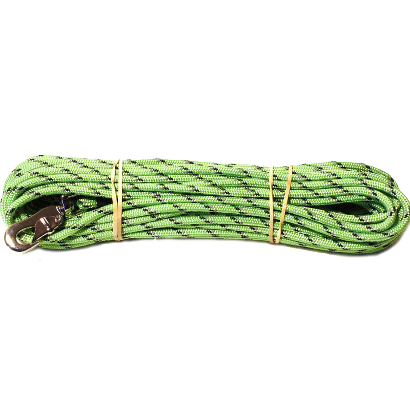 Alac Spårlina flätad reflex Grön 6mm 15m