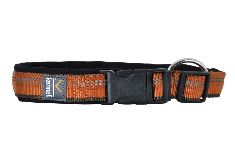 | Dog Collar Adjustable Active Orange L 50-60cm