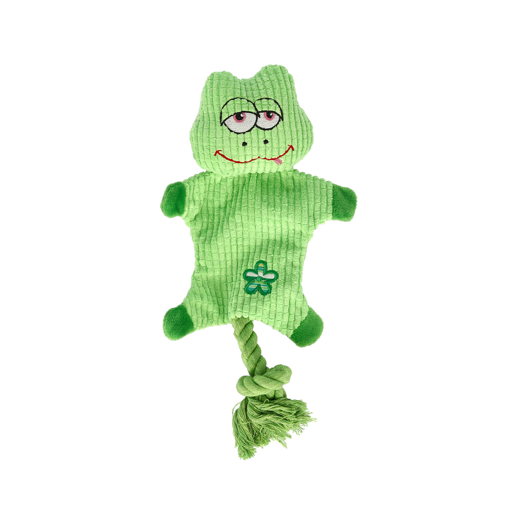 Dogman Leksak FroggePrassel Grön L 35cm