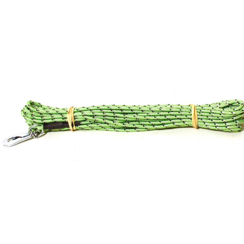 Alac Spårlina flätad reflex Grön 4mm 15m