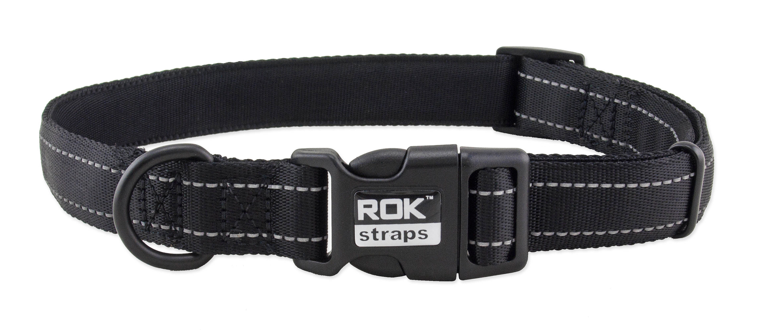 ROK Halsband ställbart Svart S
