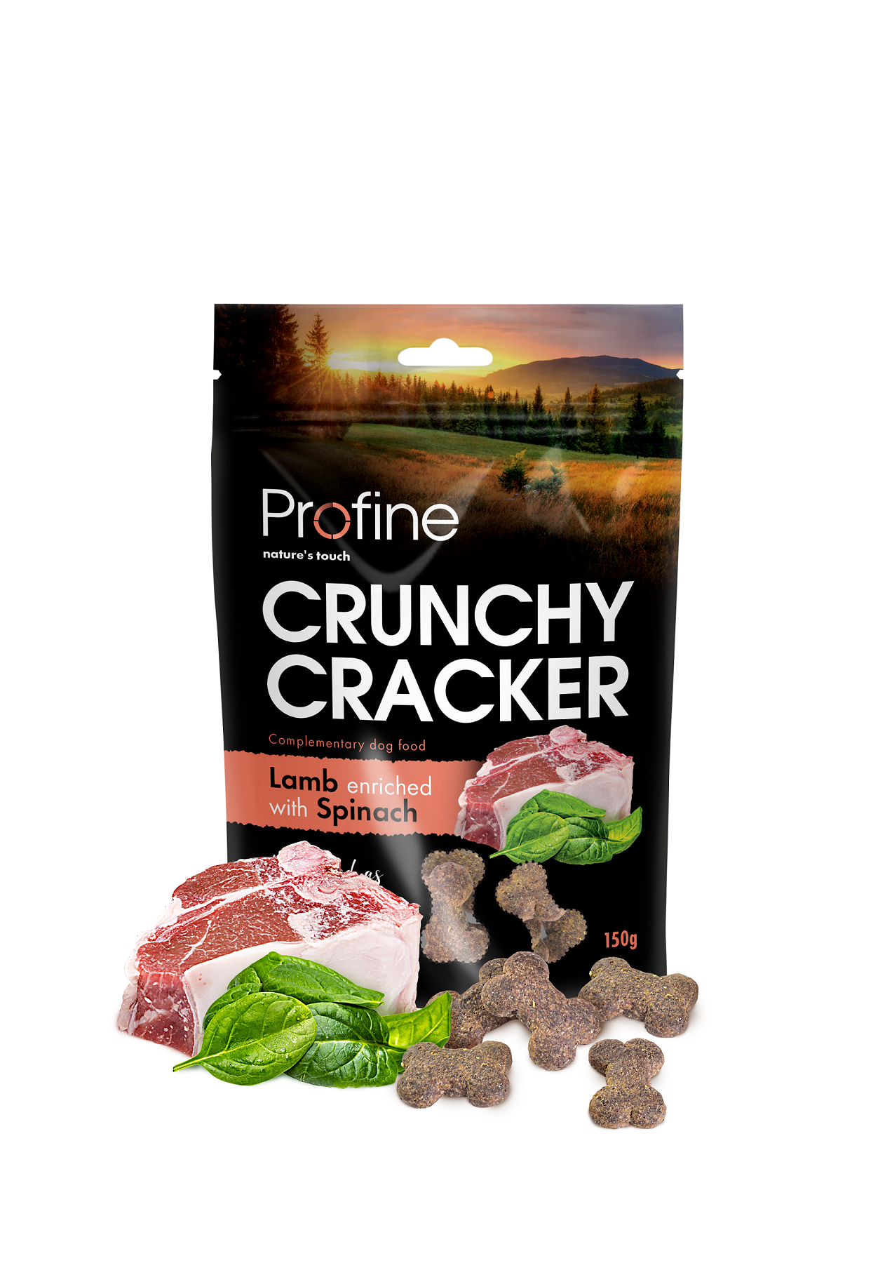 Profine CrunchyCracker Lamb/Spinach 150g