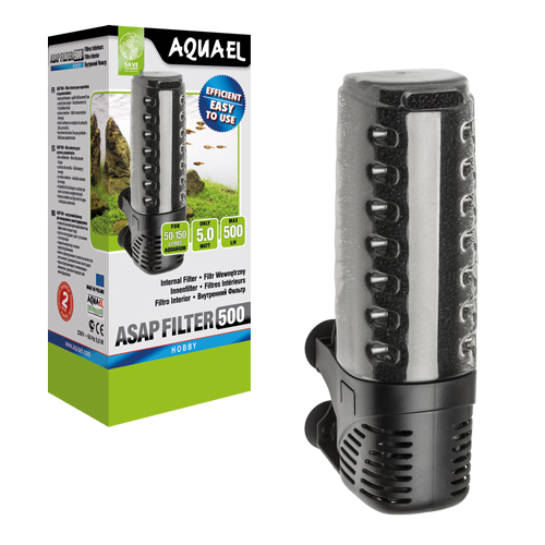 Aquael Innerfilter ASAP Svart 4,2W 300l/h