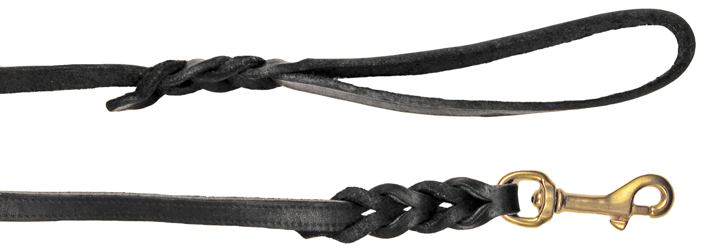 Alac Läderkoppel Svart S/M 180cm