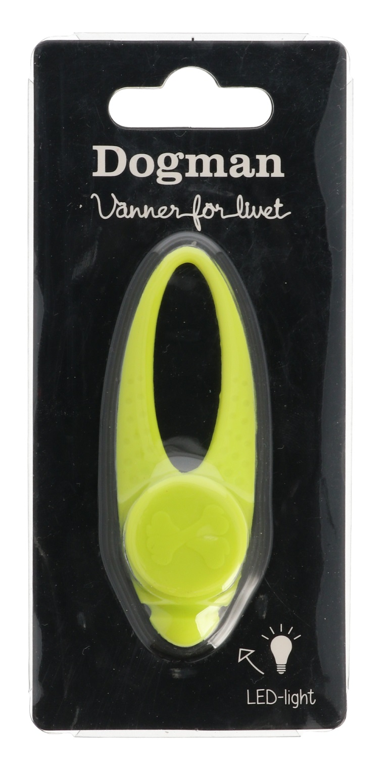 Dogman Blinklampa Basic LED Gul 8cm