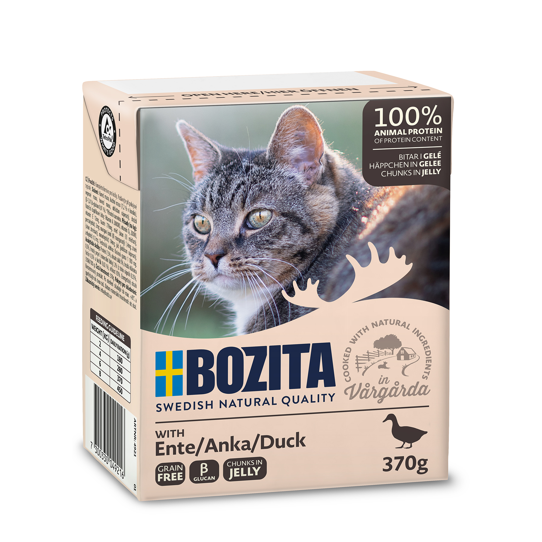 Bozita Bitar i gelé med anka 370g