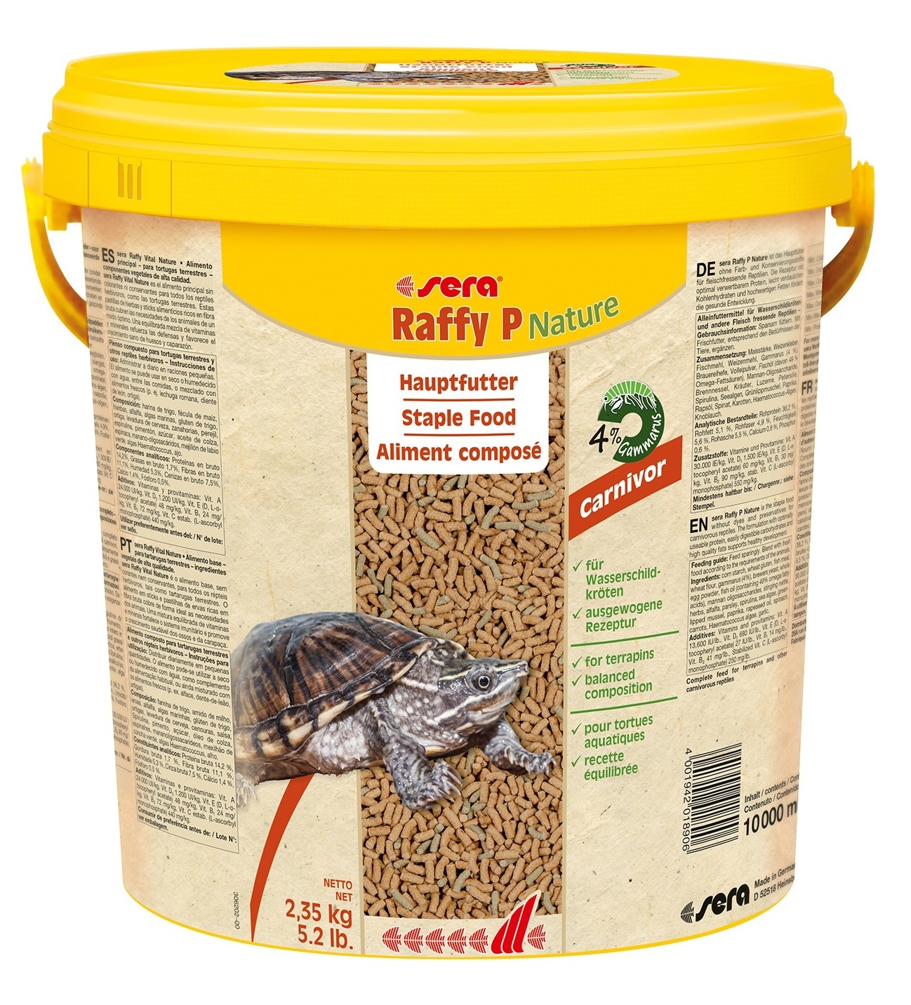 Sera Raffy P pellets 10L