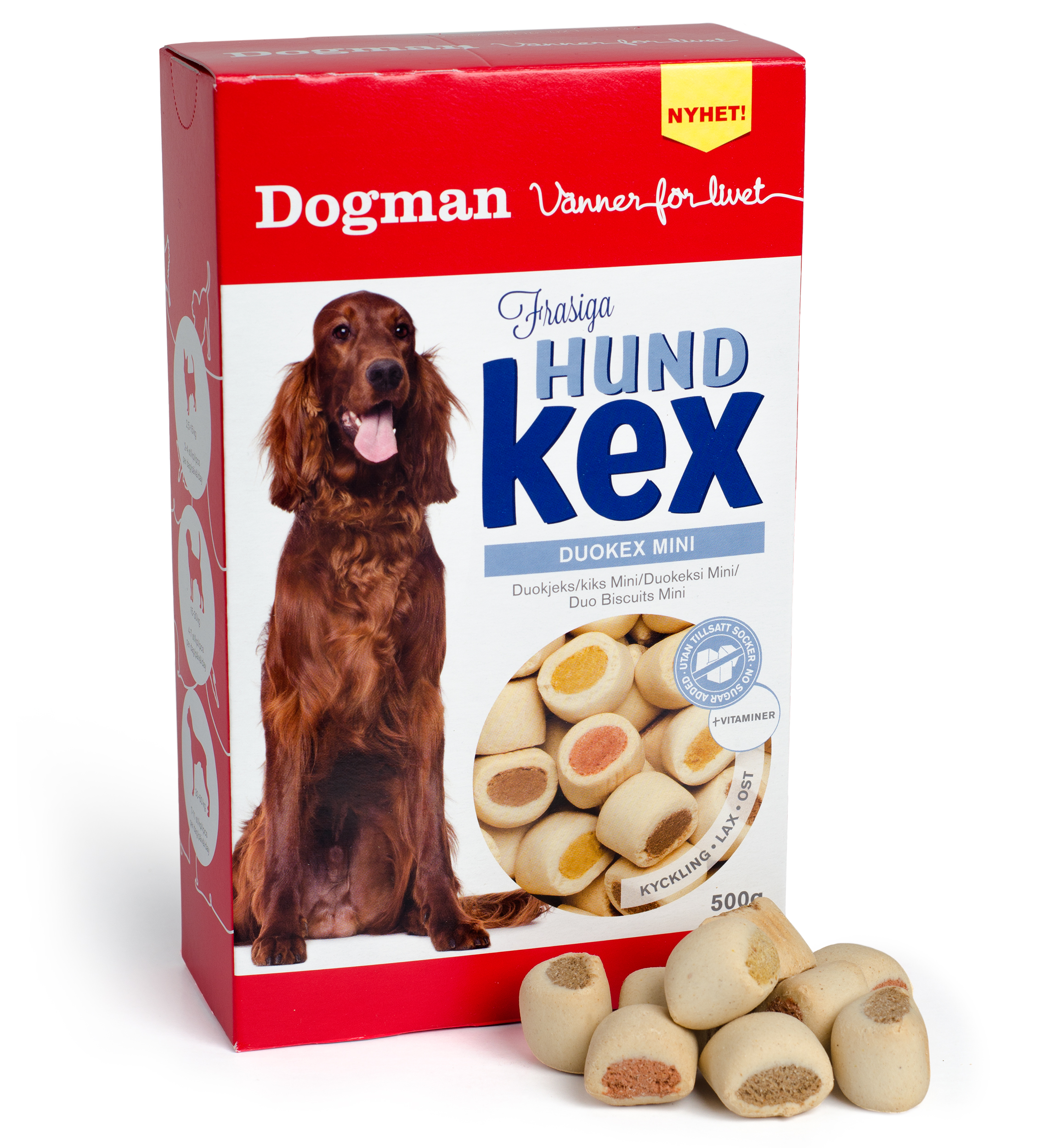 Dogman Frasiga Märgkex mix M 500g