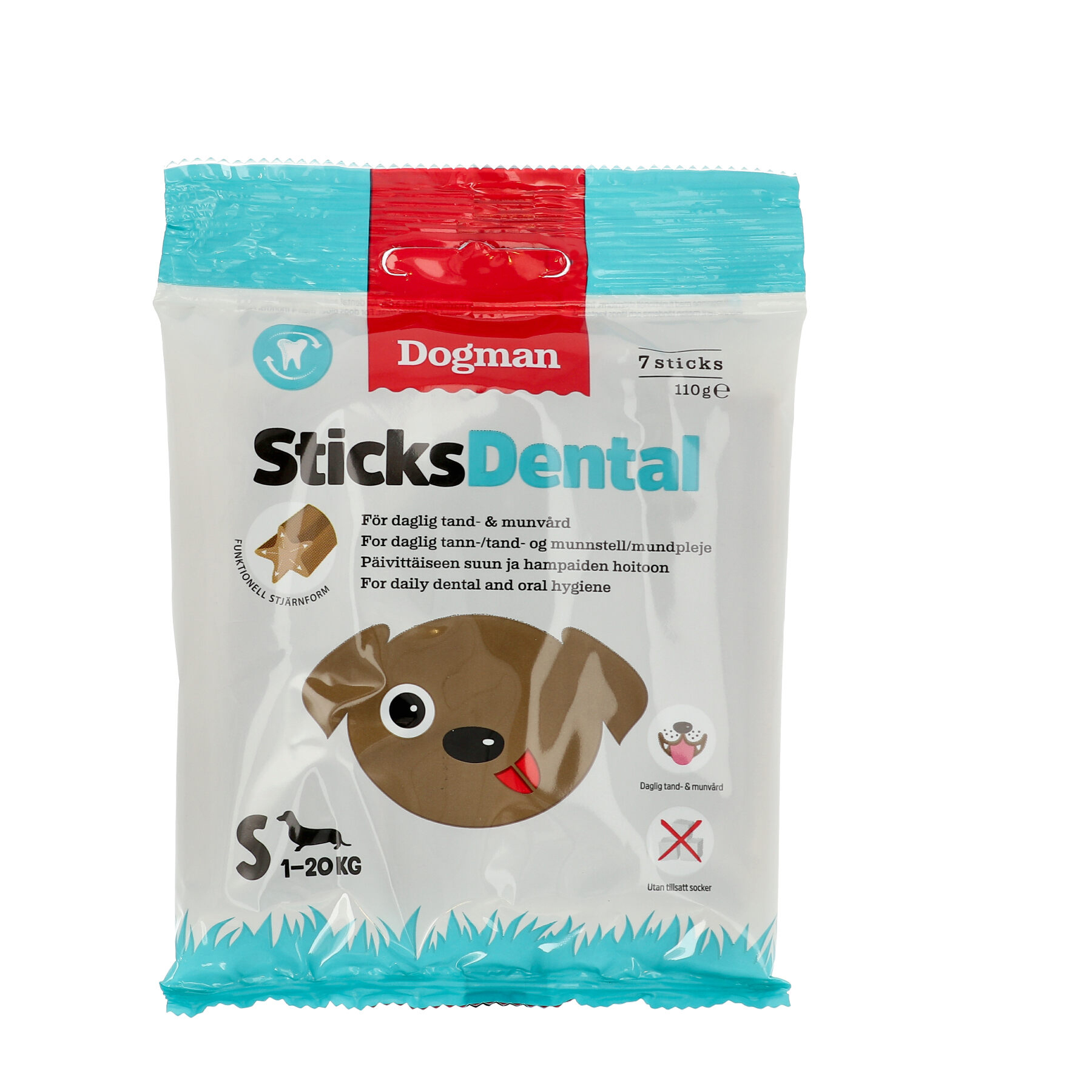Dogman Sticks Dental 7p S 10cm