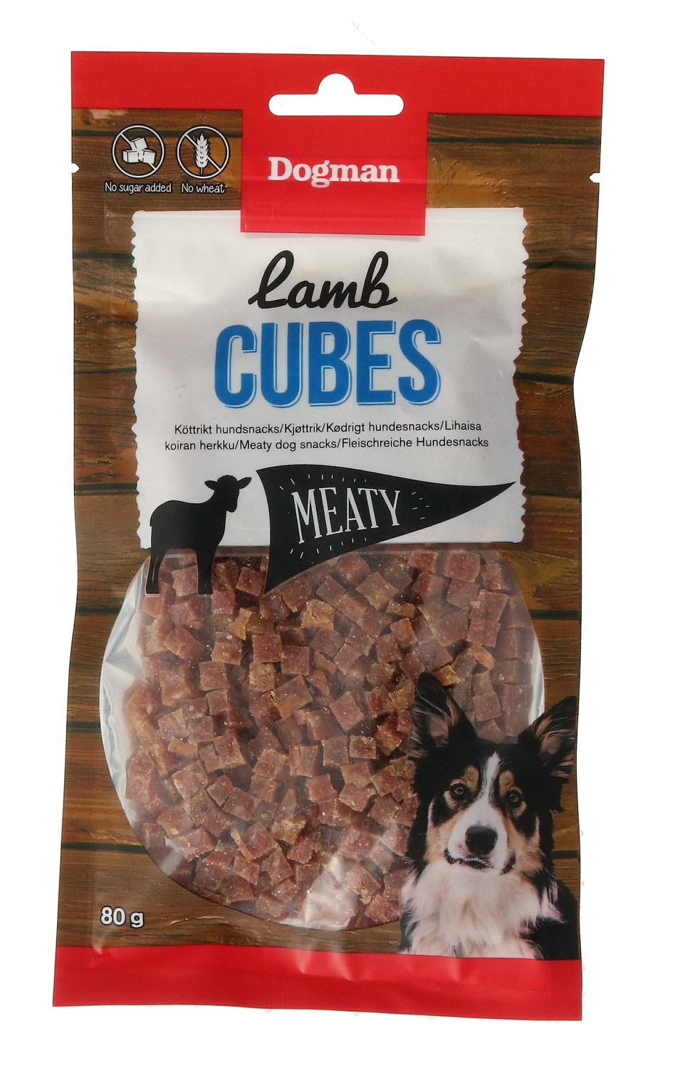 Dogman Lamb cubes 80g