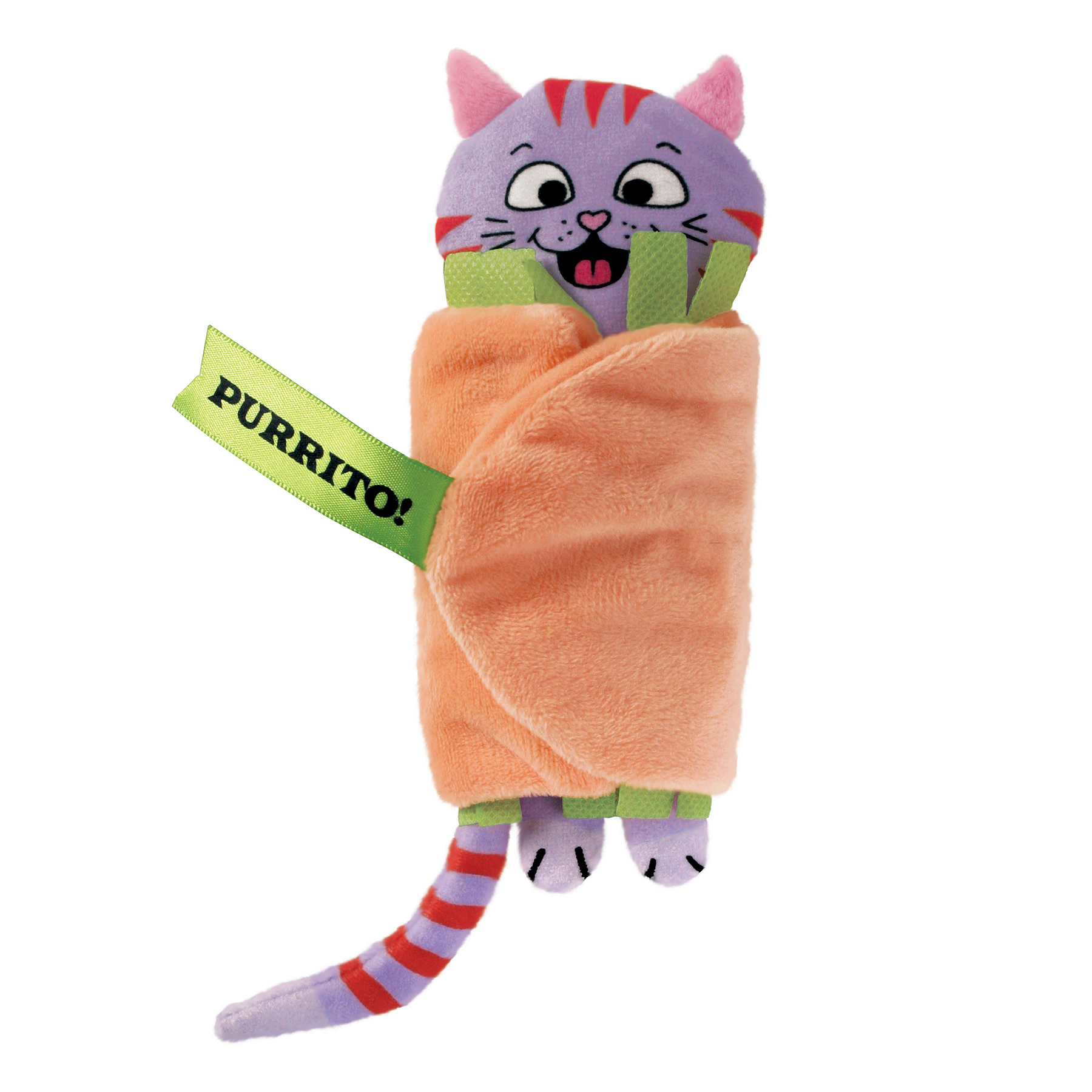 KONG Leksak Pull-A-Partz Purrito Flerfärgad