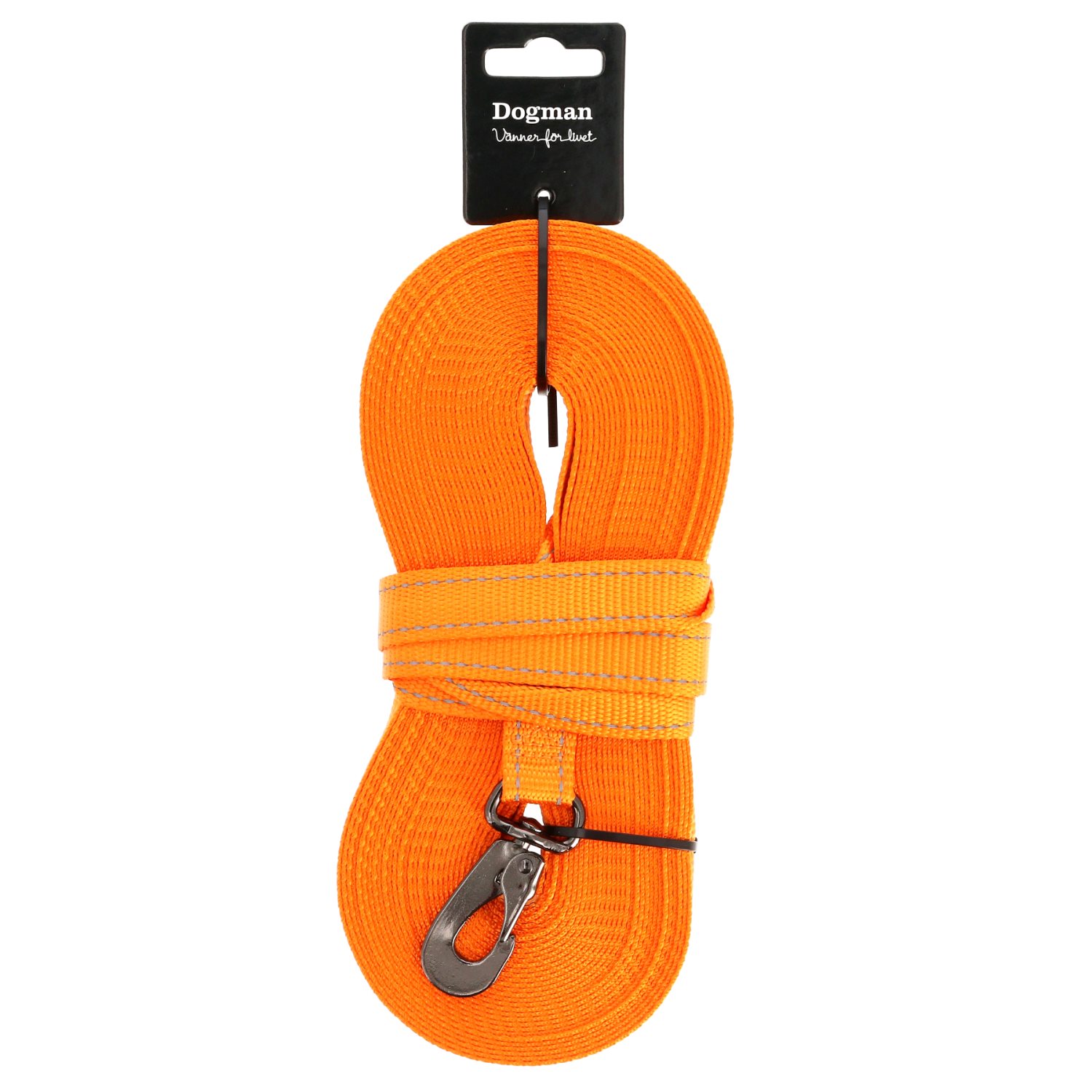 Dogman Spårlina Iris vävd Orange 15m